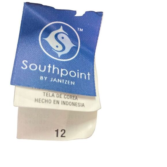 Southpoint New Women's Swimsuit Bikini Bottom Sz 12 Navy Blue Solid - Picture 6 of 6